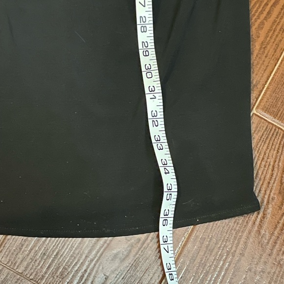 Maggy London Silk Black Sequin Cocktail slip Dress sz 12 spaghetti strap spandex - Picture 9 of 16